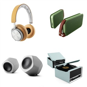 现代 耳机 耳机音响收音机组合