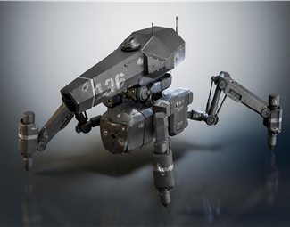 工业LOFT科幻战斗机器人