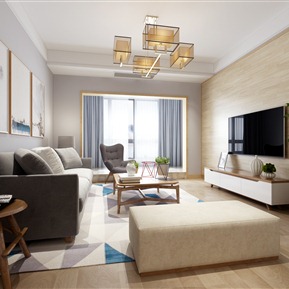 北欧 客厅 客餐厅