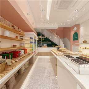 现代 面包店 面包店全景