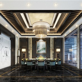 新中式 包间 大包间