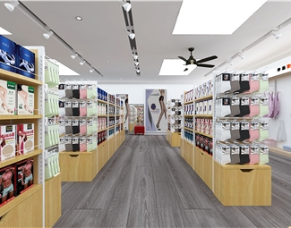 现代 专卖店 袜子店