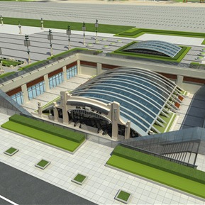 现代 广场 地下广场