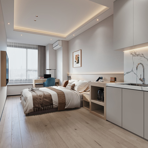 现代 公寓 酒店公寓客房