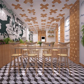 北欧 奶茶店 休闲吧