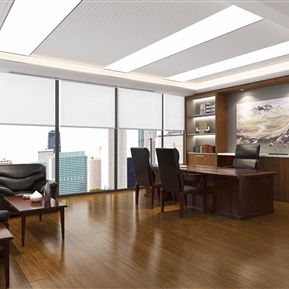 新中式 办公室 董事长办公室