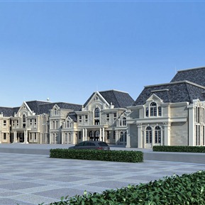 欧式 会所建筑 酒店会所