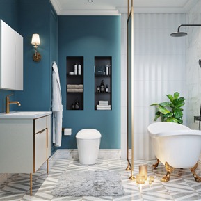 现代 卫生间 时尚卫生间