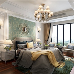 美式 卧室