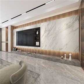 轻奢 客餐厅 幸福里客餐厅全景