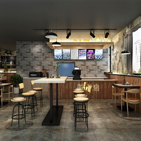 工业LOFT 餐厅 粉店