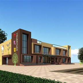 现代 幼儿园建筑 幼儿园