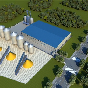 现代 厂房 厂区