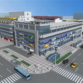 现代 鸟瞰图 商业鸟瞰