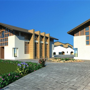 新中式 住宅区 小镇