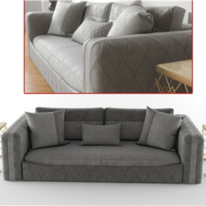 现代 双人沙发 沙发