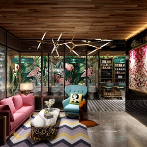 现代 餐厅 艺术公社餐厅咖啡吧