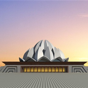 现代 建筑 佛学院