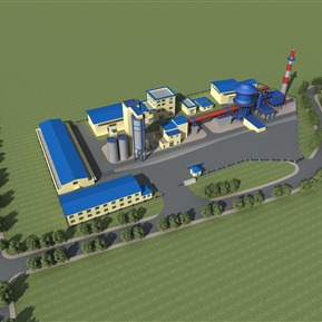 现代 厂房 石灰石厂区