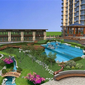 现代 园林景观 小区景观