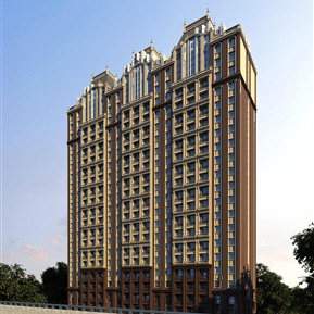 欧式 住宅楼 高层住宅楼