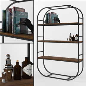 工业LOFT 书架