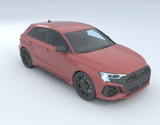 现代汽车3d模型