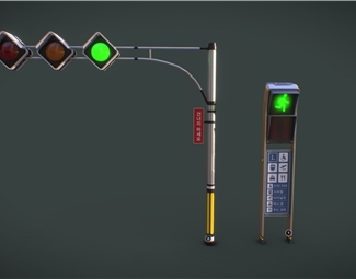 现代交通信号灯