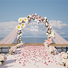 现代 婚礼现场 户外婚礼