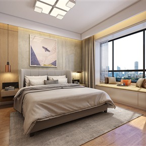 现代 卧室