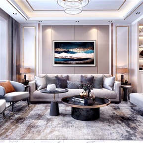 轻奢 客厅
