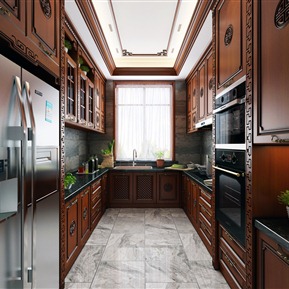 中式 厨房 橱柜