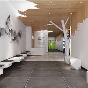 现代 大厅 酒店前台