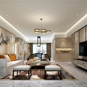 新中式 客厅 禅意客厅