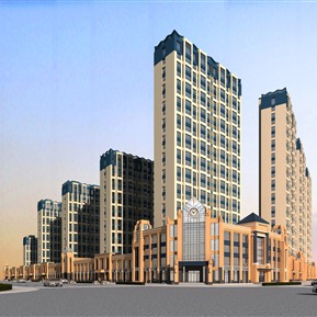 简欧 住宅楼 住宅