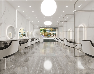 现代网红理发店
