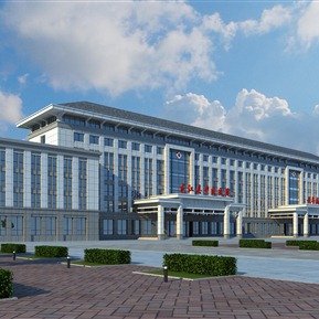 现代 医院建筑 医院急救中心