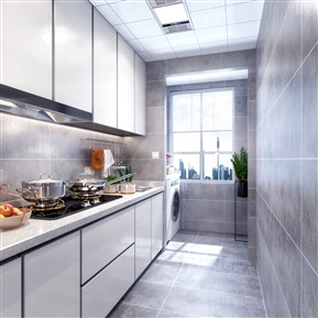 现代 厨房 极简厨房