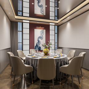 现代 包间 餐厅包间