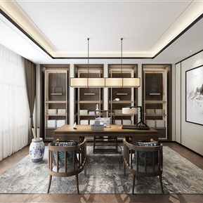 新中式 书房
