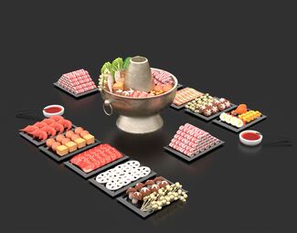 现代 食物 火锅