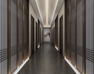 新中式足浴走廊