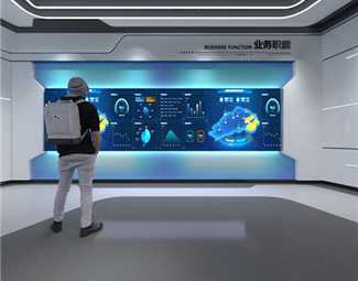 现代 展厅 科技馆全景图