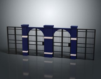 现代防护栏