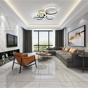 现代 客厅 客餐厅
