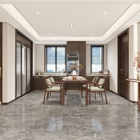 新中式 餐厅 客餐厅