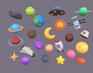 现代 玩具 卡通太空包