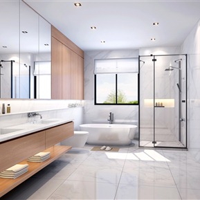 现代 卫生间 极简卫生间