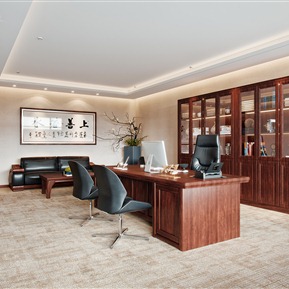 新中式 办公室 经理办公室
