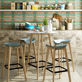 北欧 桌椅组合  用品吧台